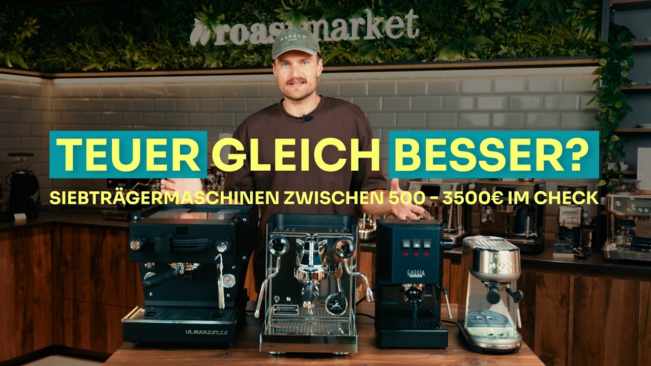 Teuer vs. günstig: Welche Siebträgermaschine brauchst du wirklich?