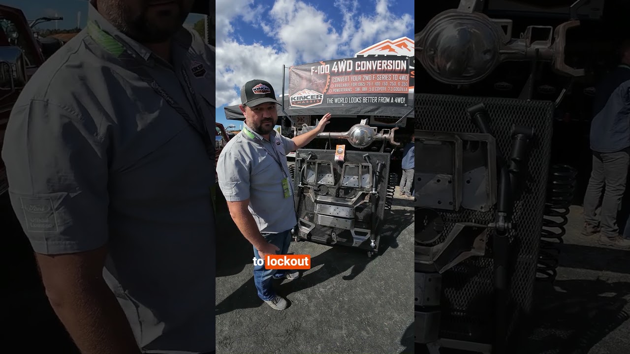 2WD to 4WD Conversion Kit for Vintage Ford F-Series Trucks #truck #ford #godzilla #fseries