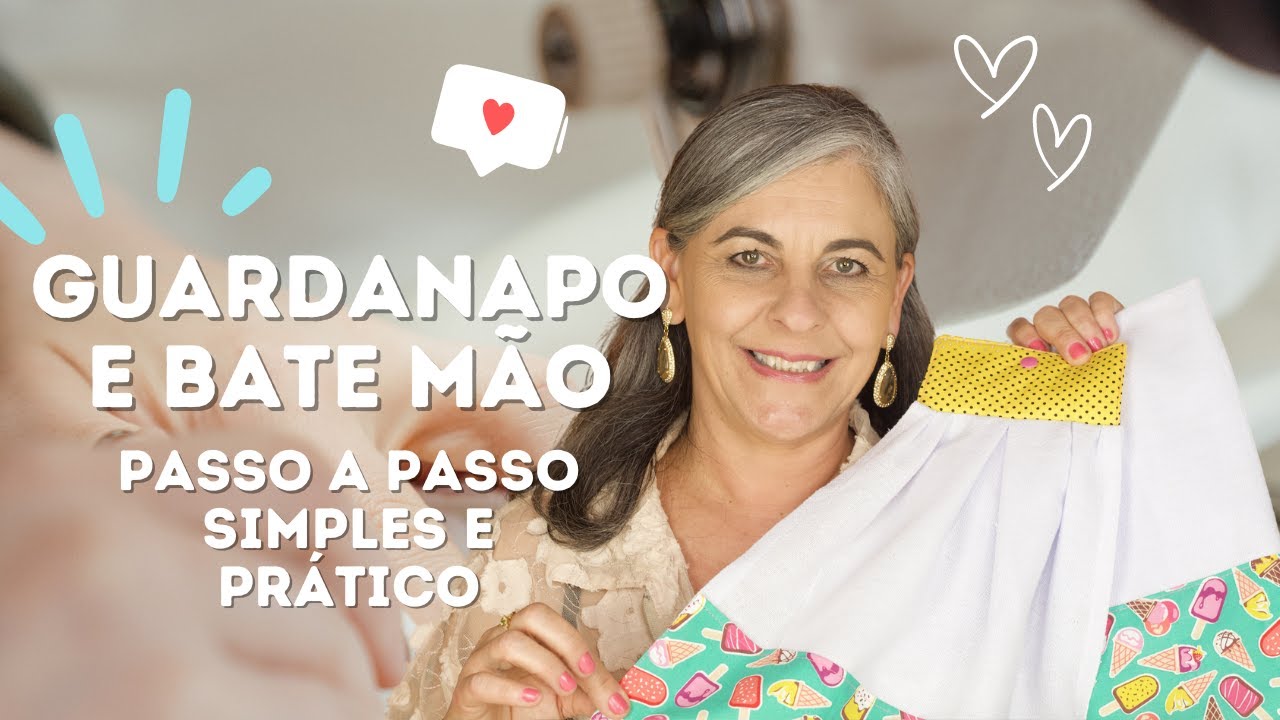 GUARDANAPO E BATE MÃO! Como fazer de forma simples e prática!