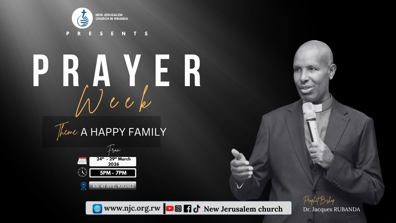 A HAPPY FAMILY || PRAYER WEEK #DAY3 - Prophet Bishop Dr. Jacques RUBANDA 26th March 2026