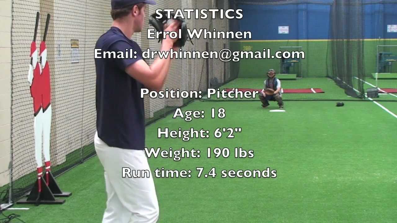 Errol Whinnen College Baseball Prospect Video