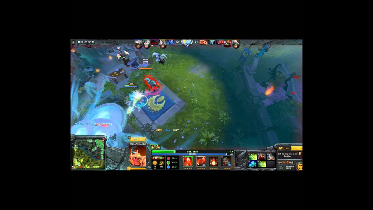 Dota 2 Cannot destroy fountain