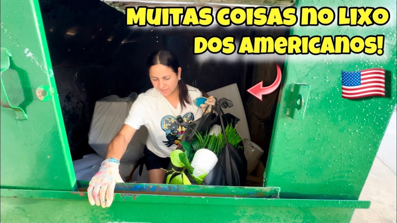 Muitas coisas no lixo dos Americanos!🇺🇸🇺🇸🇺🇸