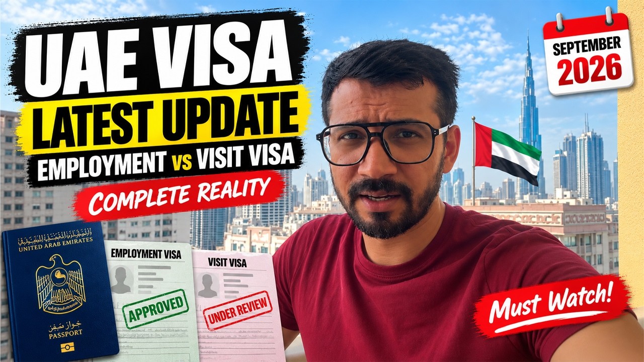 UAE Visa Update September 2026 | Employment Visa, Visit Visa & Visa Conversion Reality