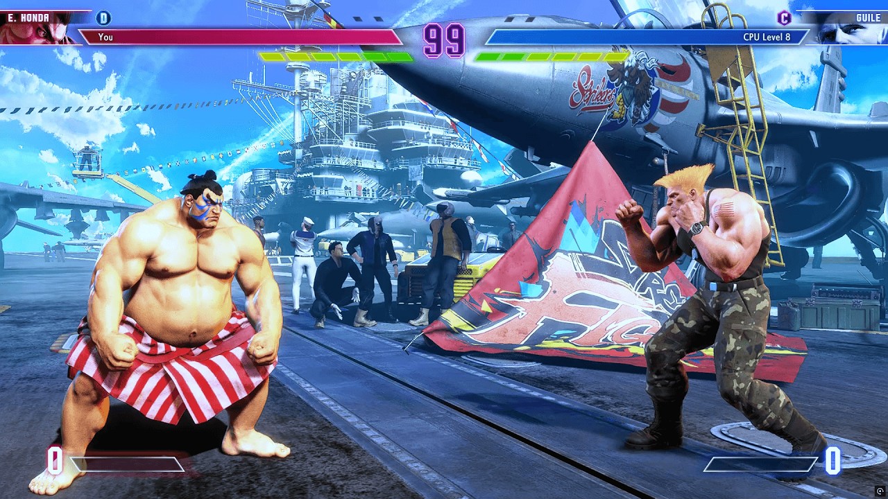 Э. Хонда против Гайла (самый сложный уровень) - Street Fighter 6. | Эпическая битва