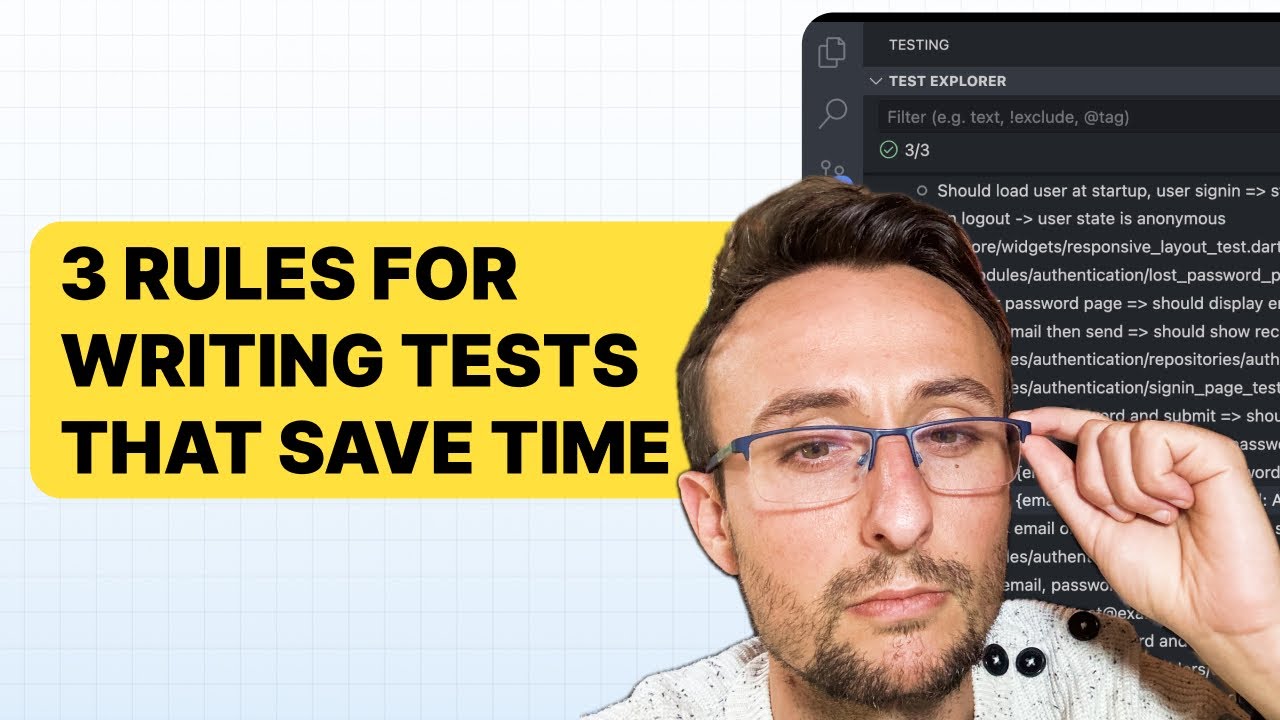 Write unit tests that saves time