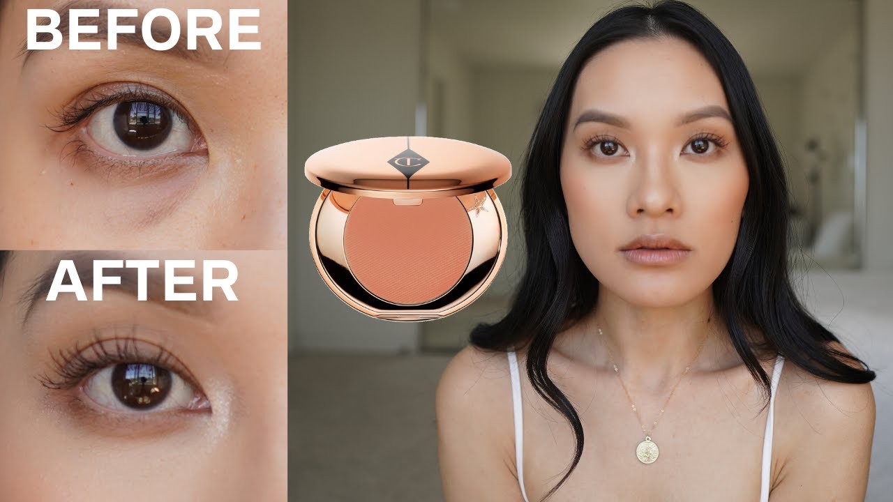 HOW TO COVER DARK CIRCLES UNDER EYES | Charlotte Tilbury Magic Vanish Color Corrector Review | uluu