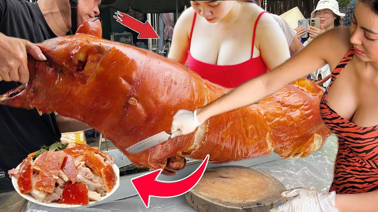 500 Roast Pigs in One Morning – Vietnam’s Craziest Food Festival! #roastpig