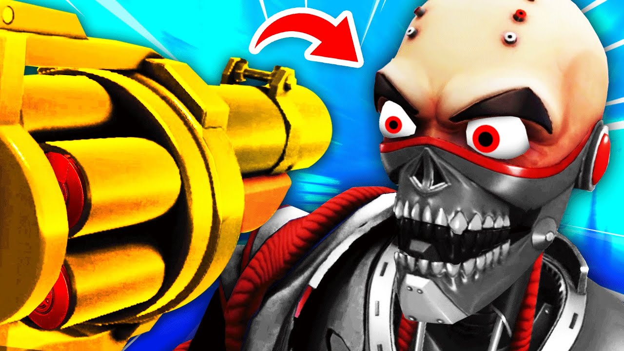 Can This SECRET GUN Destroy The CYBORG BOSS In VR? (Path of the Warrior VR Funny Gameplay)