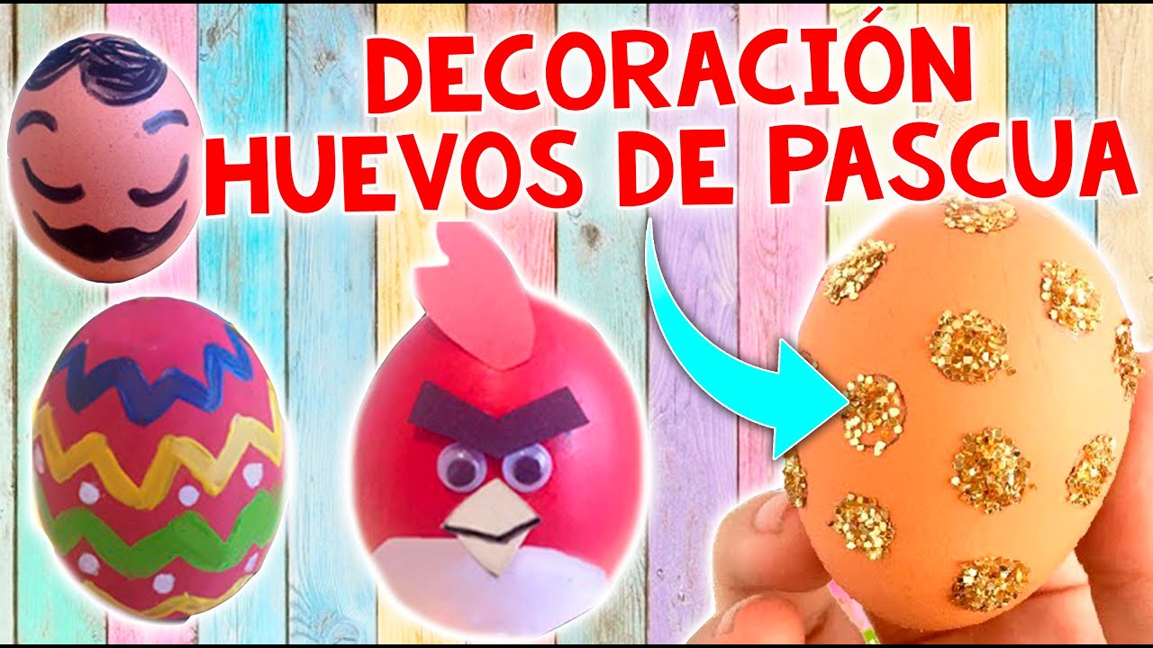 ¡¡Decoración HUEVOS de PASCUA!! 🐣 IDEAS BONITAS de decoración de huevos para EL DIA DE PASCUA