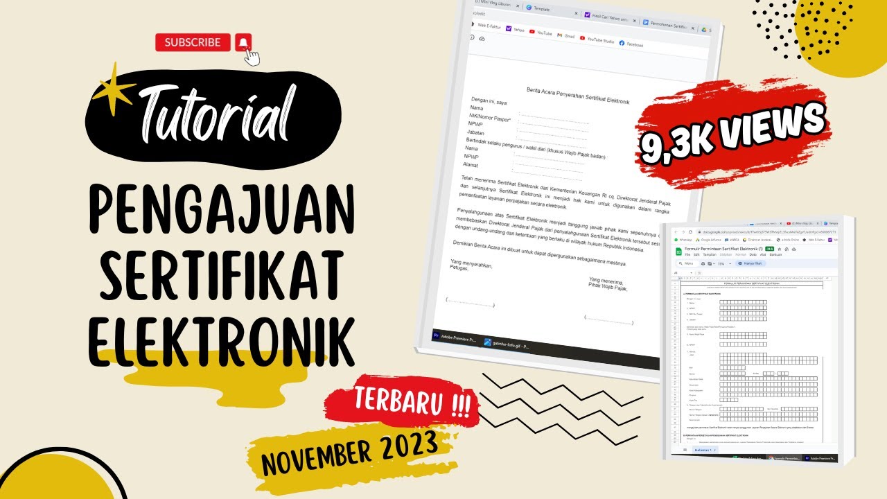 Cara melakukan Pengajuan Sertifikat Elektronik