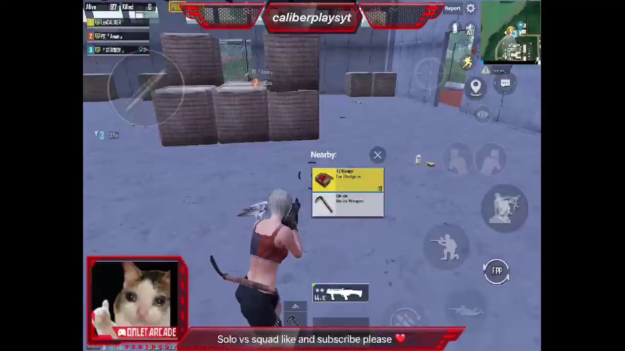 PUBG MOBILE LIVE STREAM - CALIBER | IPAD MINI 5