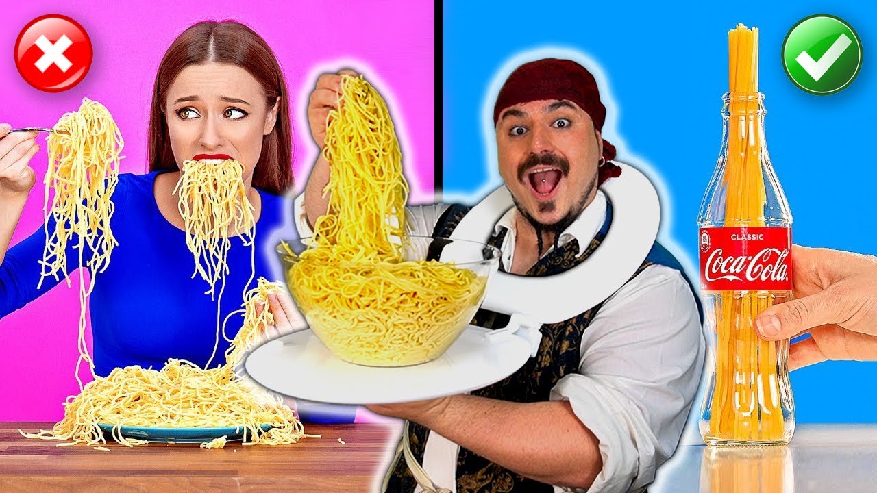 DESMINTIENDO LIFE HACK DE COMIDA 6 💩 &iquest;Esto vale para algo?