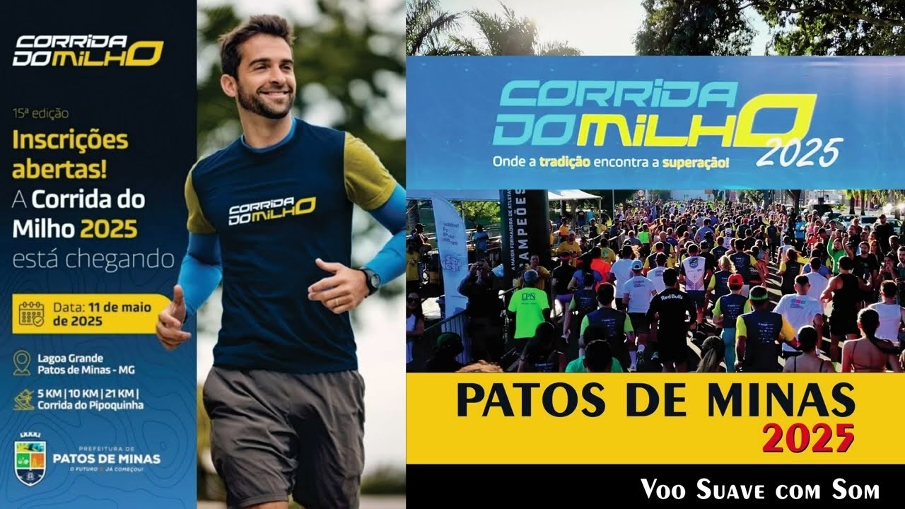 Corrida do Milho 2025 Vista de Drone (DJI Mini 4 Pro) - Orla da Lagoa Grande 🏃‍♂️🌽