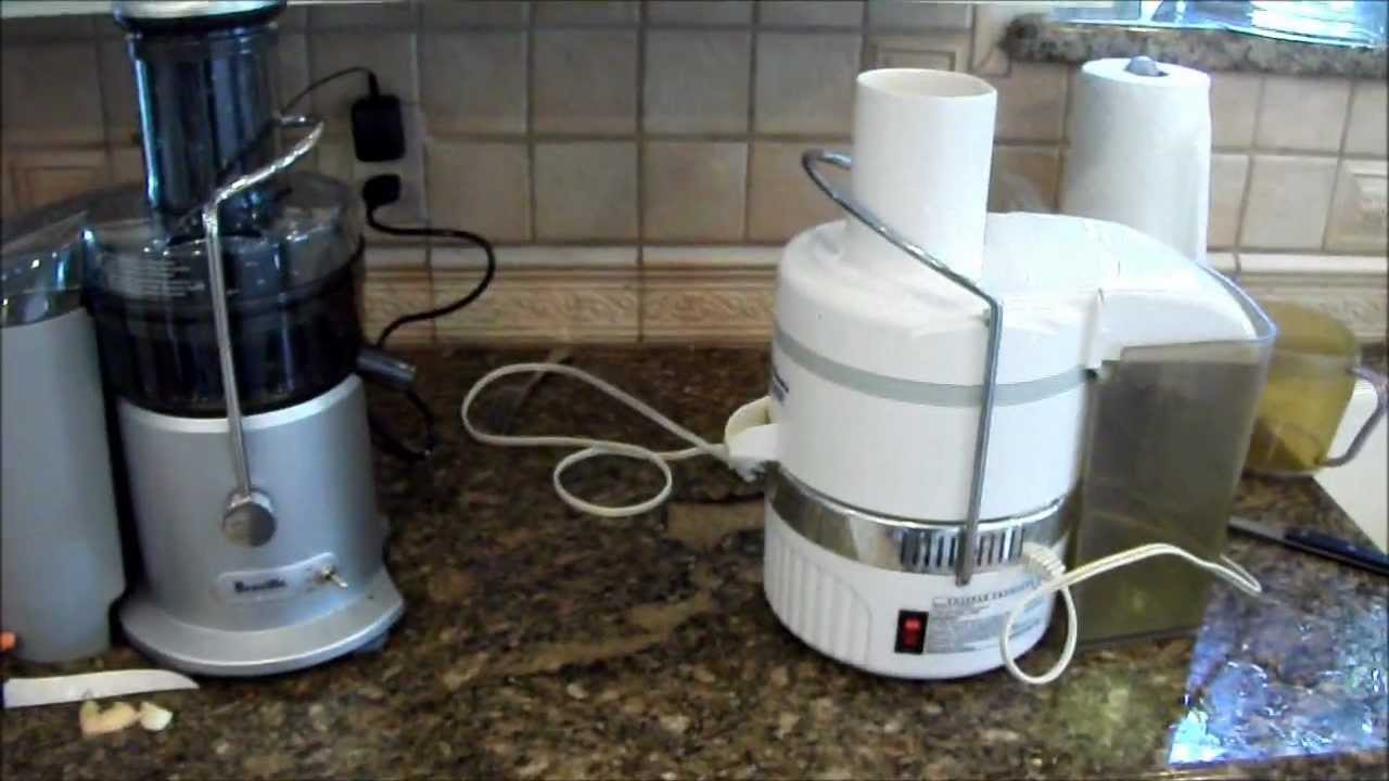 Juicer Face-off: Jack Lalanne vs. Breville