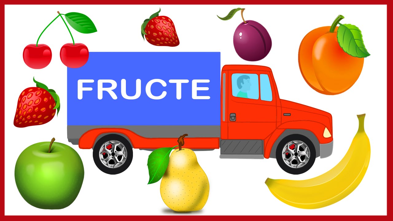 Fructele. Camionul cu Fructe. Desene Educative pentru Copii