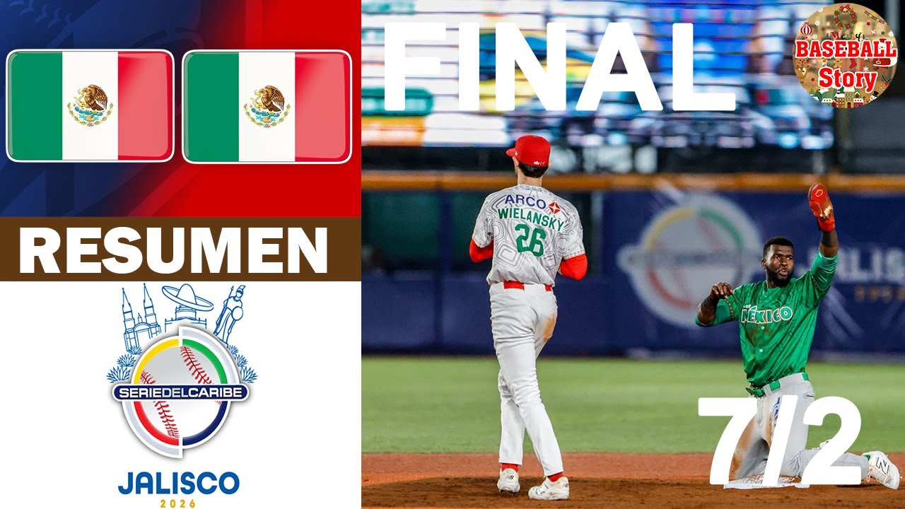 FINAL: México Rojo vs México Verde Resumen Serie del Caribe  (7/2/2026)
