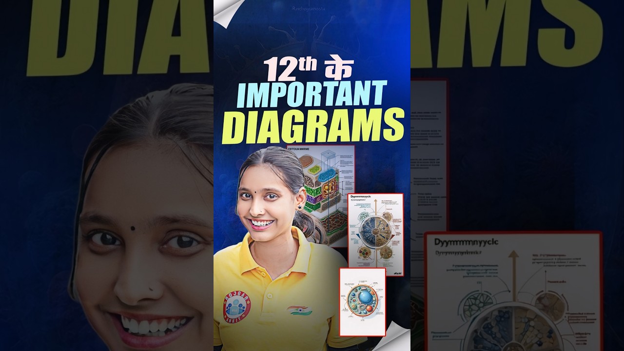 12th Biology के Important Diagrams #rwa #biology #diagram