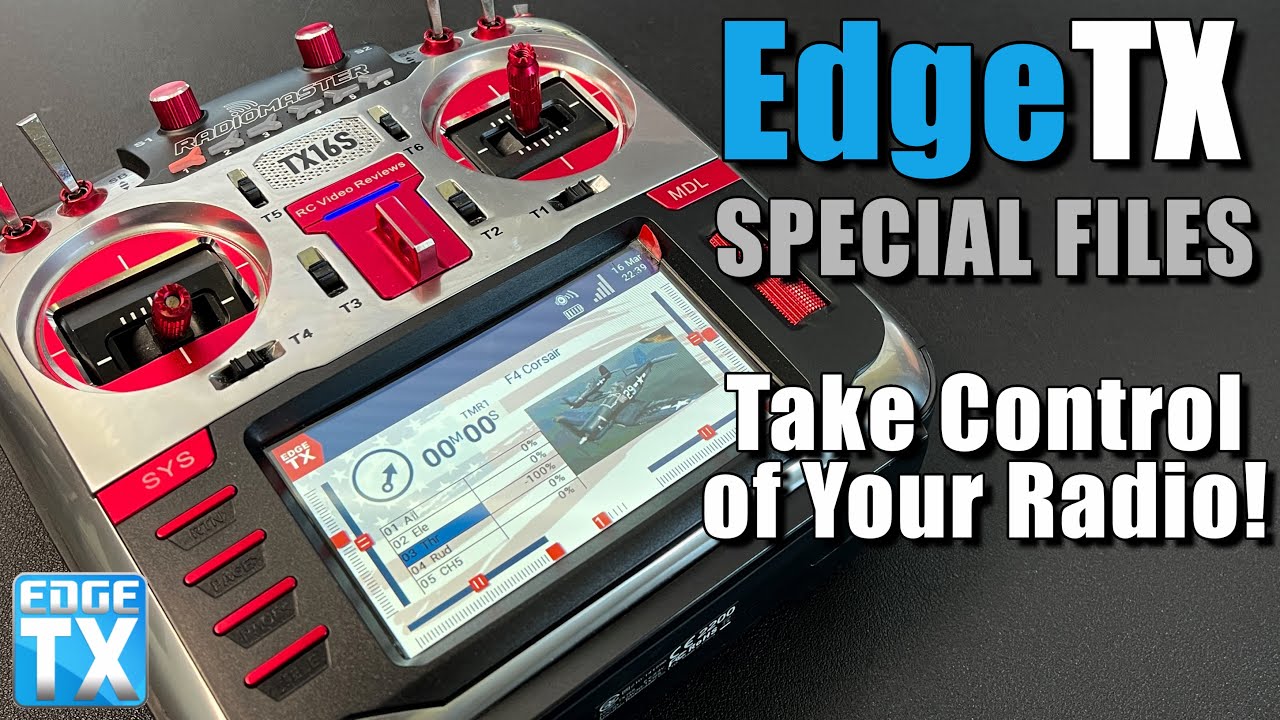 Фрагмент EdgeTX • Специальные файлы: звуки, заставка, изображения, конфигурация