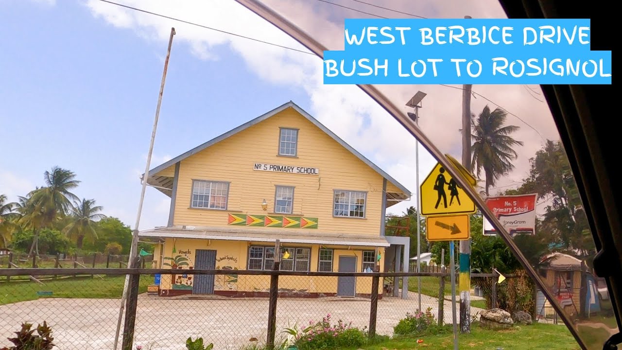 WEST BERBICE DRIVE GUYANA, BUSH LOT TO ROSIGNOL