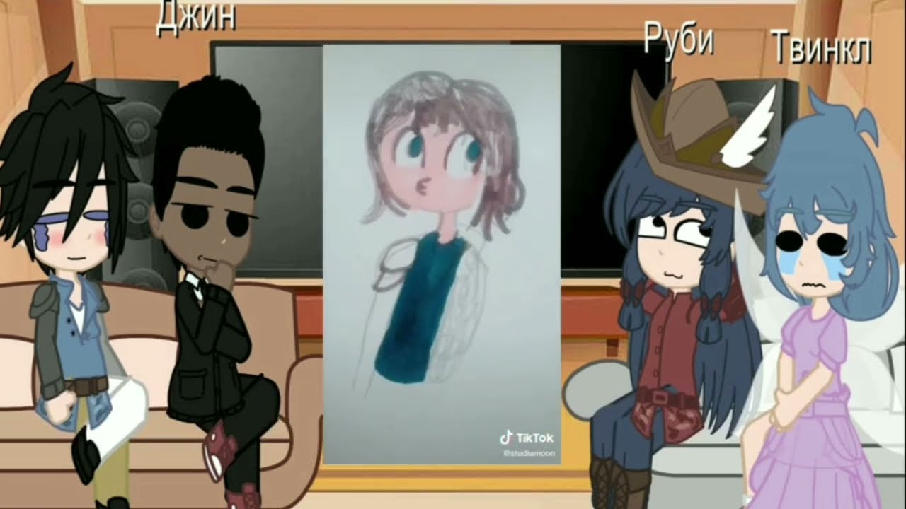 Реакция супер 4 на тик ток