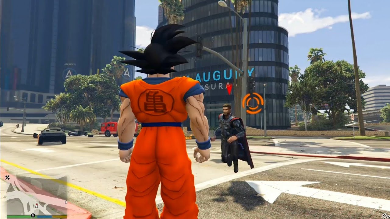 GOKU vs THOR in GTA 5💥| Anime vs God of Thunder Epic Battle