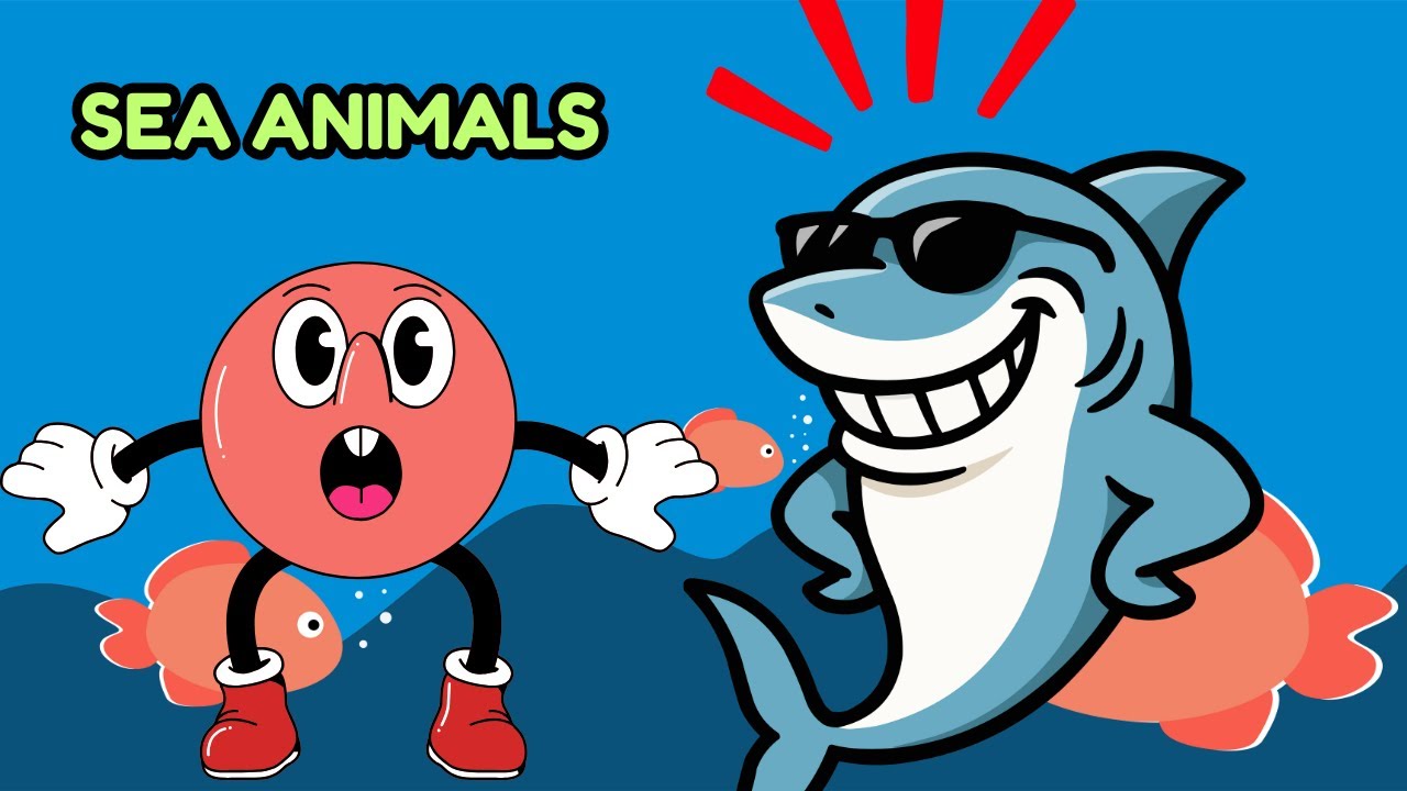 Under the Sea! 🌊 Sea Animals Song for Toddlers & Babies | Nursery Rhymes