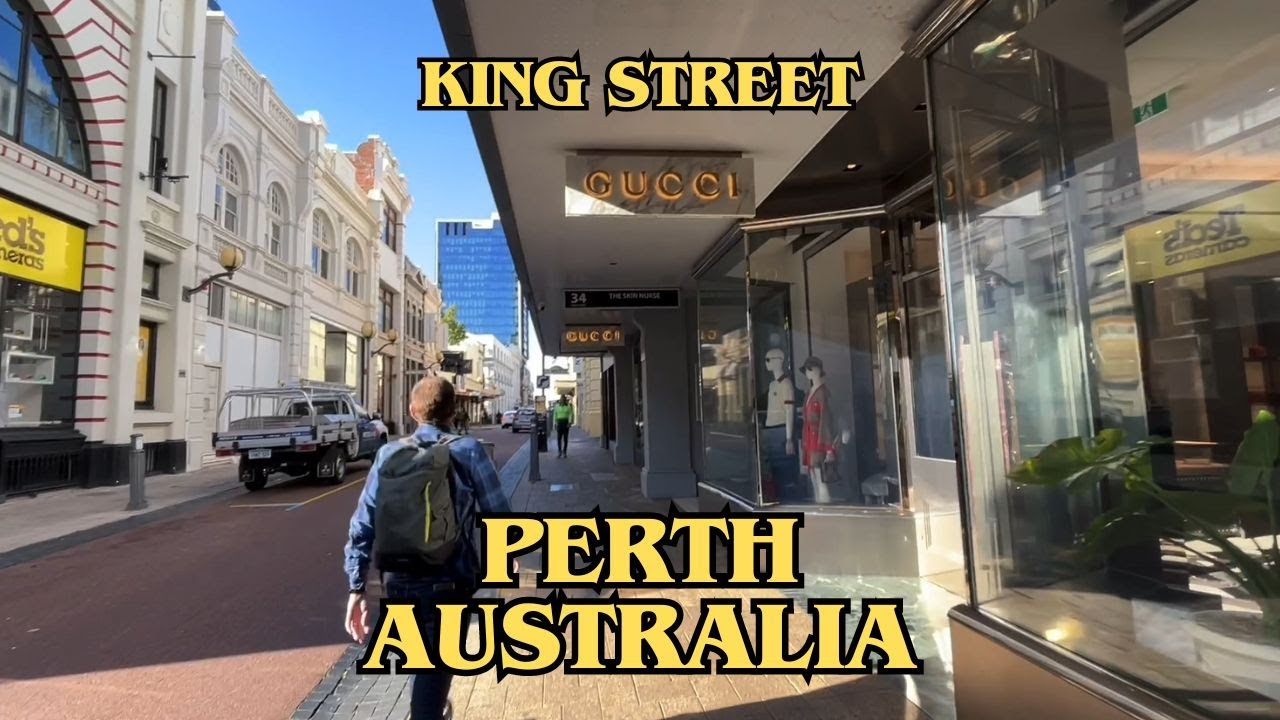 Exploring Perth Australia: City Walking Tour Along King Street