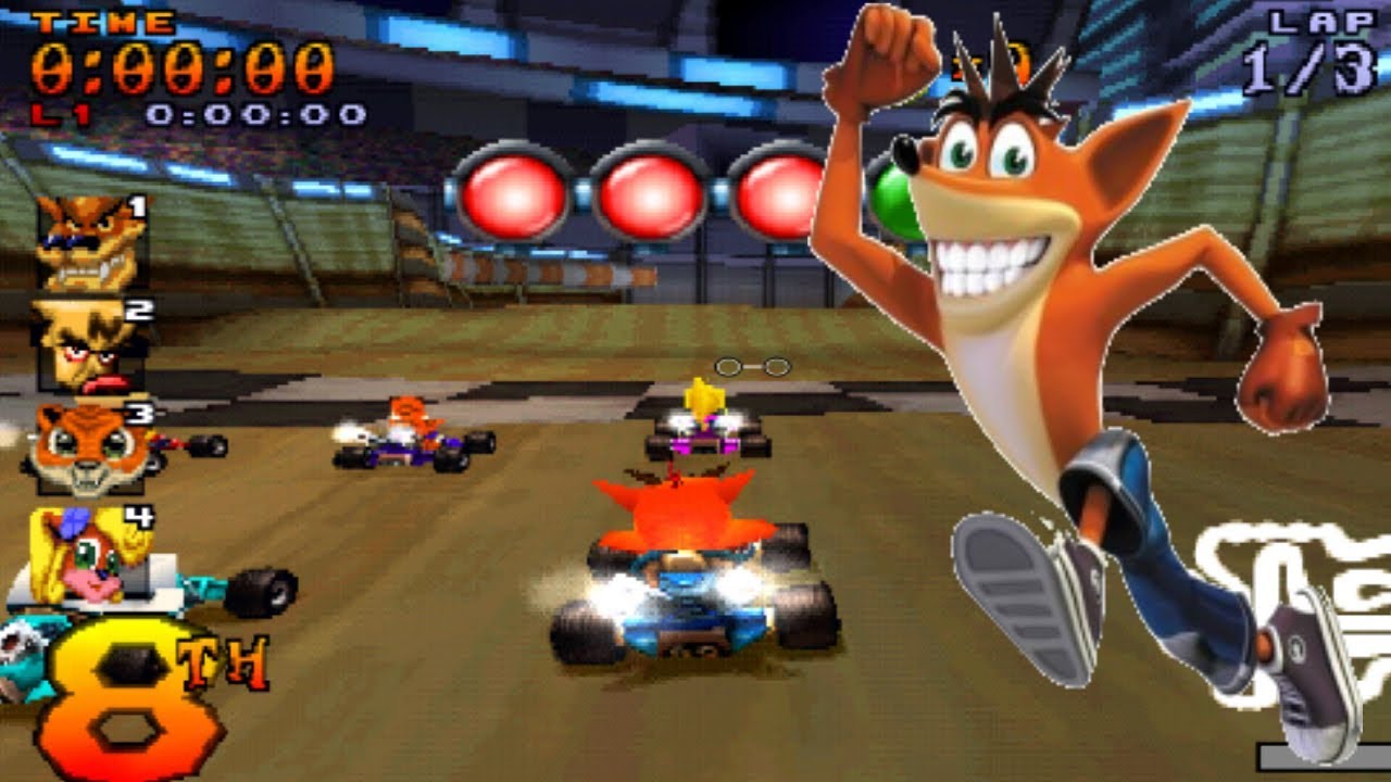لعبة كراش تيم راسنج سباق سيارات | crash team racing play station games