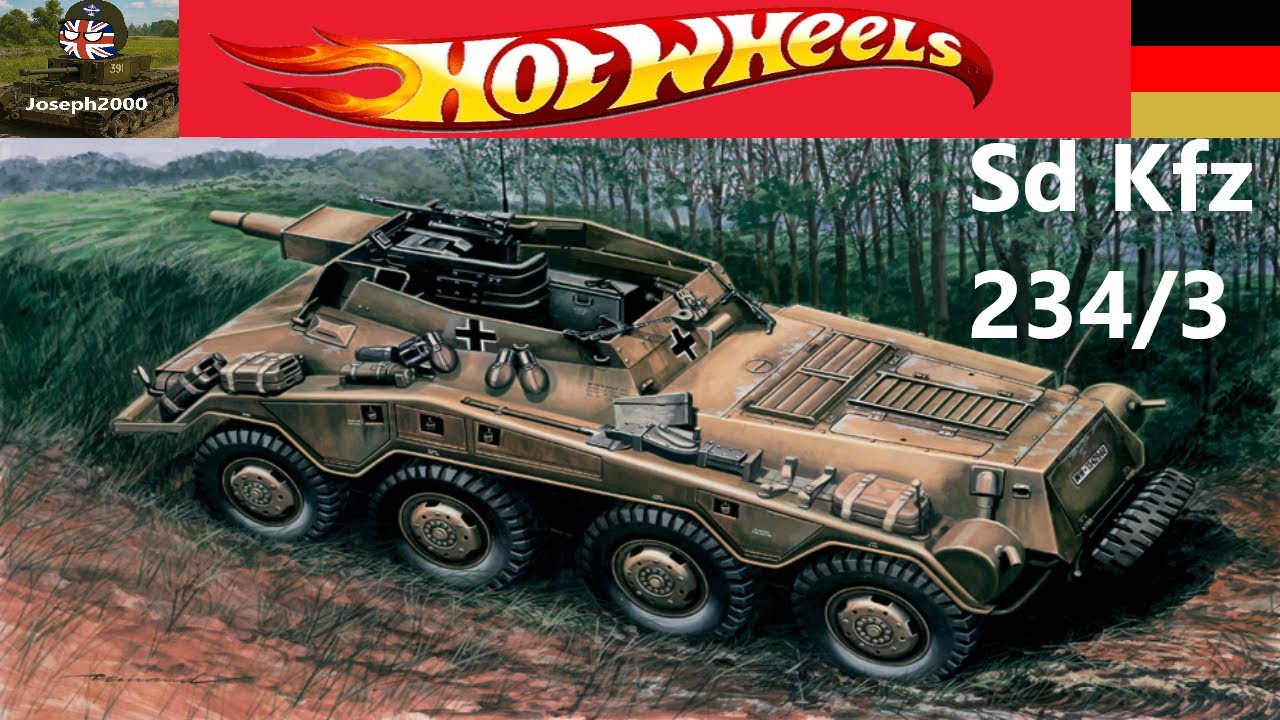 War Thunder: Hot Wheels. SD KFZ 234/3. Снова злоупотребляем неисправным местом!