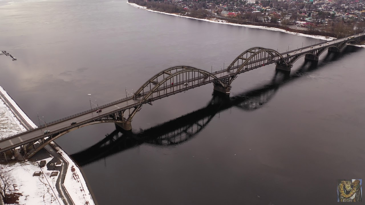 Рыбинск с высоты птичьего полёта