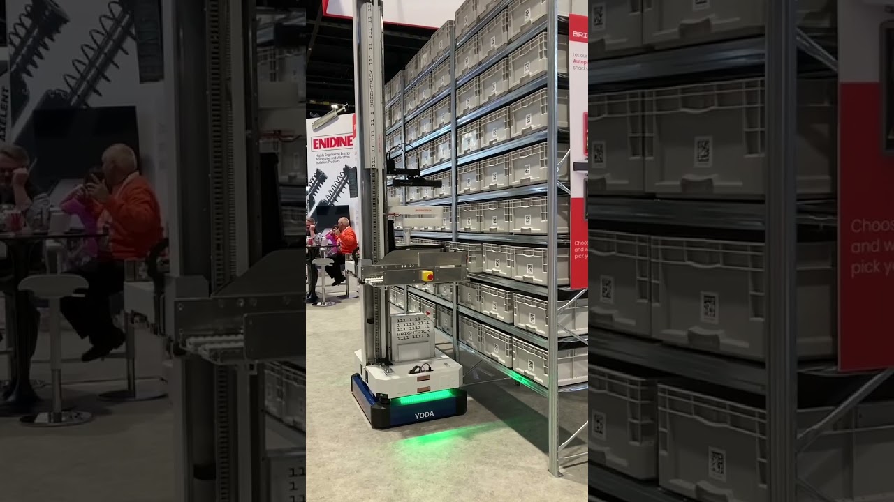 Brightpick robot demonstration at ProMat