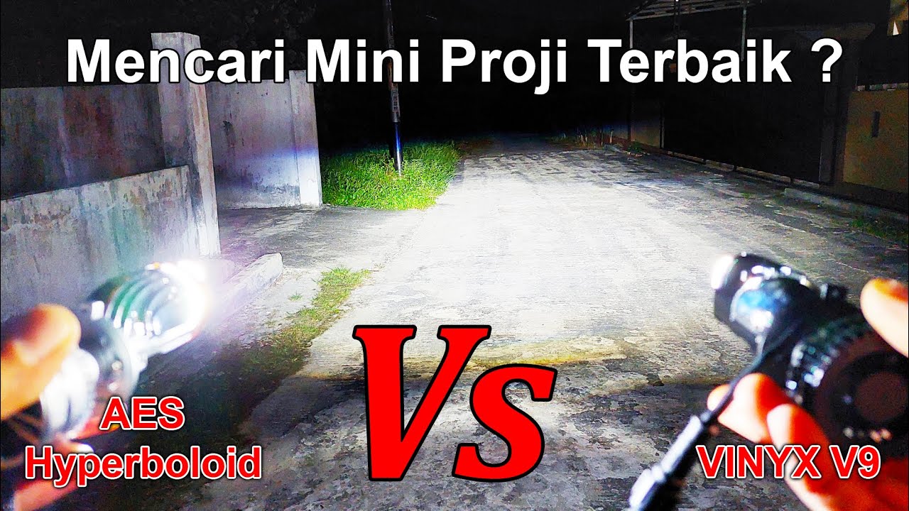Mini Projector Vinyx V9 VS AES Hyperboloid H4