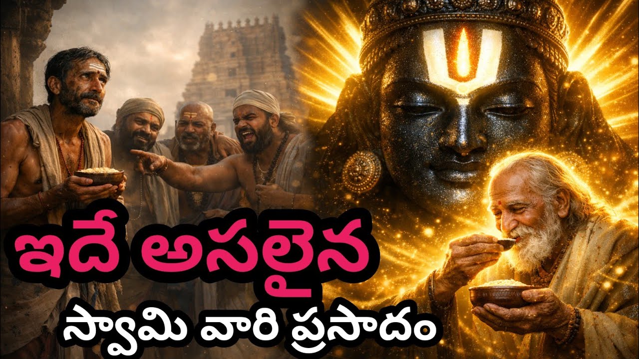 స్వామివారు తిన్న ప్రసాదం ఎవరిది?|తిరుమలలో జరిగిన అద్భుత కథ|కన్నీళ్లు తెప్పించే నిజ సంఘటన #Tirupathi