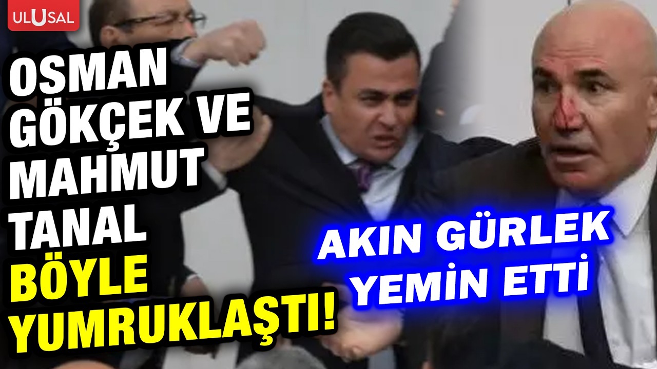 TBMM yine karıştı! Osman Gökçek ve Mahmut Tanal böyle birbirine girdi!