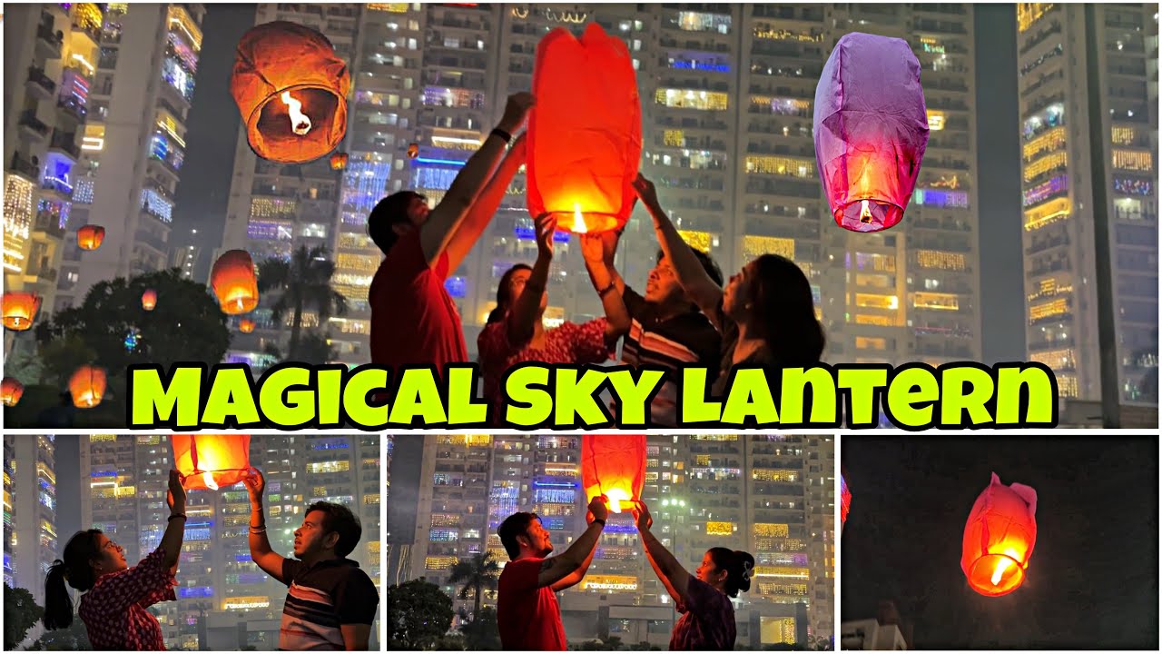 How To Launch Sky Lantern || Mini Hot Air Balloon || Diwali Parachute Testing || Payal Suraj