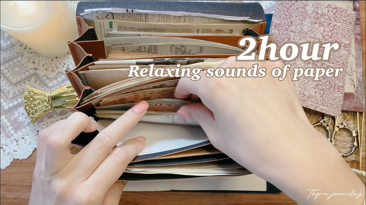 【 2 hour 】リラックスできる紙の音 | Relaxing sounds of paper ASMR |