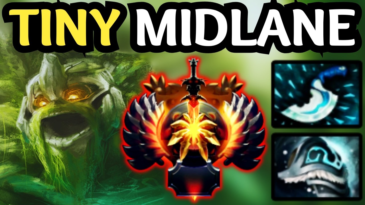 🔥 TINY MIDLANE IS BACK — INSANE DAMAGE BUILD | DOTA 2 🔥