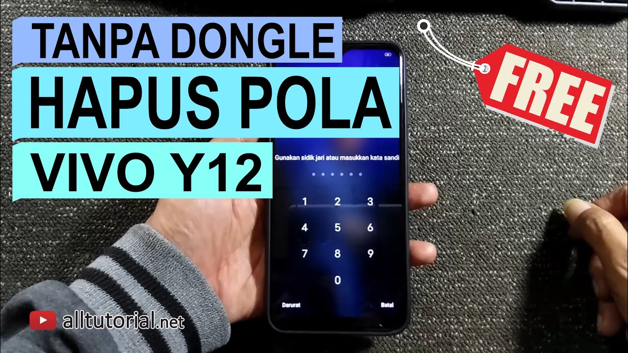 TANPA DONGLE.! Cara Mengatasi Lupa Pola VIVO Y12 | Hapus Pola, PIN, Password VIVO 1901 1904 PD1901EF