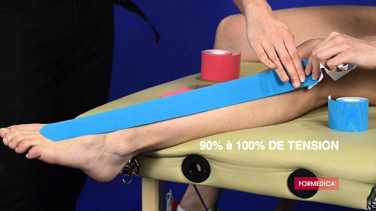 Kinésio taping, formedika tape pour périostite