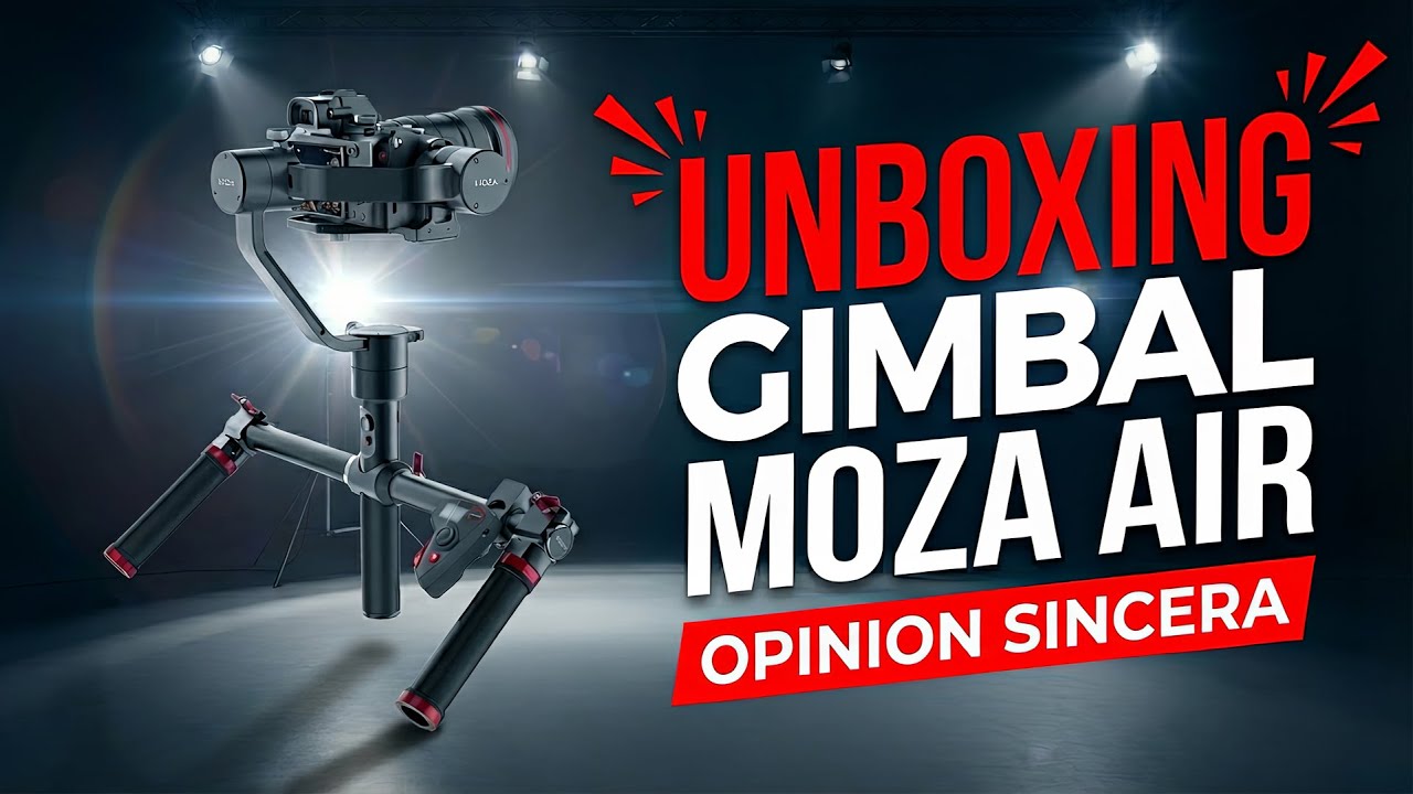 Moza Air: un gimbal brutal para grabar como un PRO 🔥 Unboxing y review