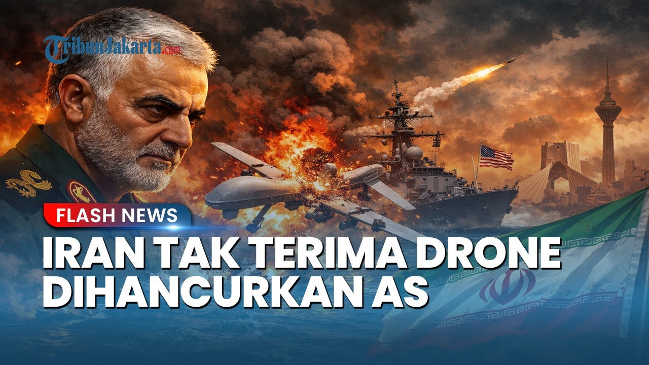 Iran Naik Pitam! Tak Terima Dronenya Dihancurkan AS di Laut Arab, Ancam Mundur dari Dialog