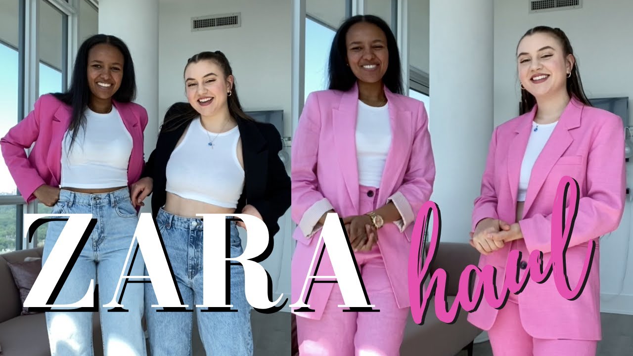 HUGE ZARA TRY ON HAUL 2021 | Blazers, denim, dress pants, and LOTS of tops!