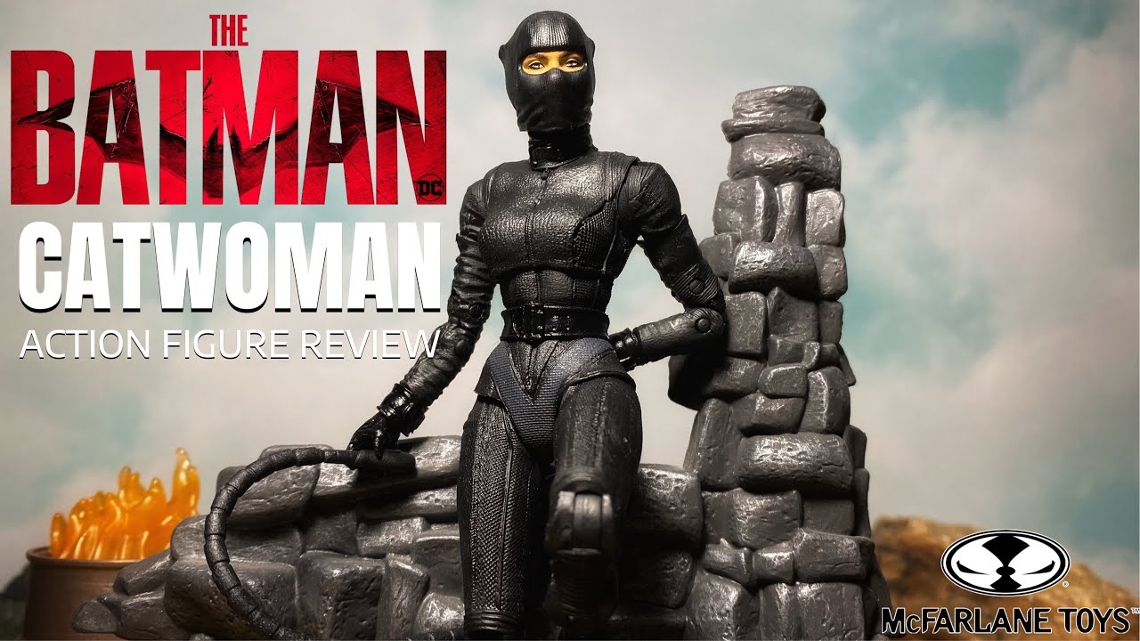 McFarlane Toys The Batman Movie 2022 Catwoman Selina Kyle Zoe Kravitz Action Figure Review