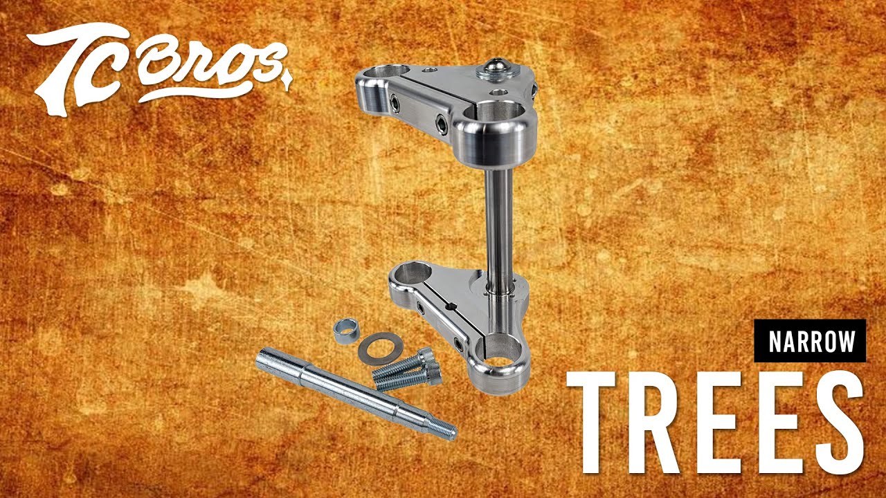 TC Bros. 39mm Extra Narrow Triple Trees For Harley Davidson&reg; Motorcycles