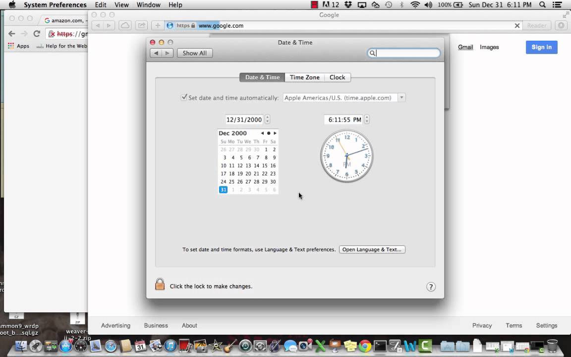 Clock Issue with MacBook
