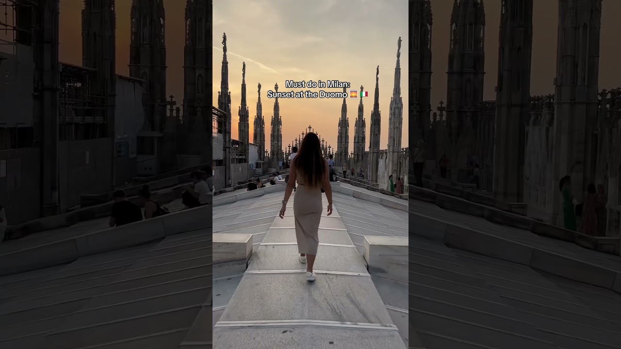 Duomo di Milano at sunset - Milan must-do! #Milan #Italy