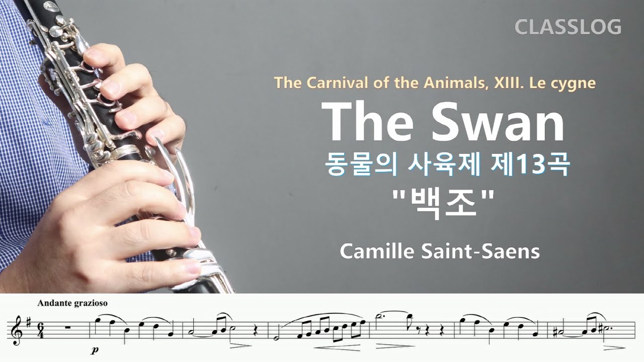 The Swan / C. Saint-Saëns /The Carnival of the Animals /Clarinet
