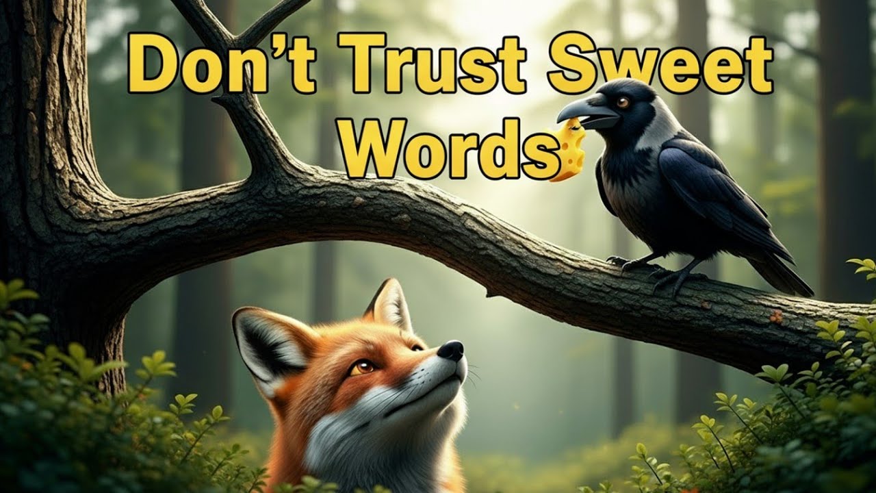 Don’t Trust Sweet Words | Fox and Crow Story | Bedtime Moral Story | Story Box