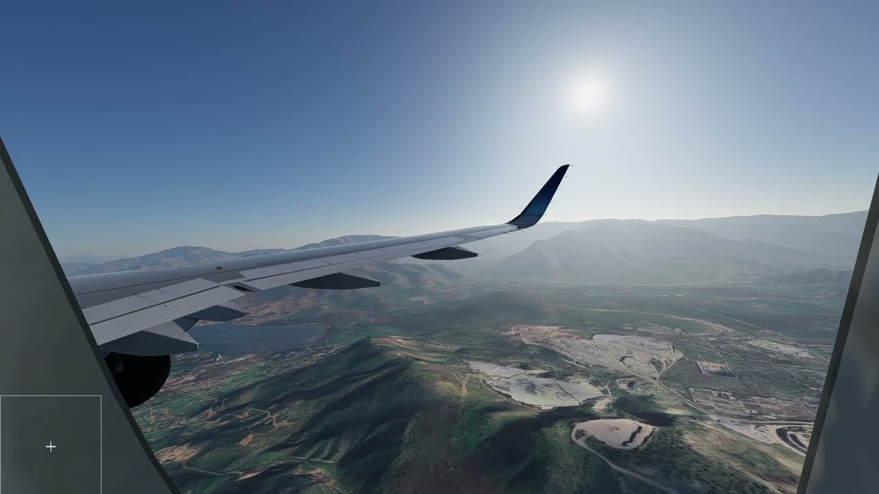 XPLANE12 - POUSO COM VENTOS EM SANTIAGO A320-200